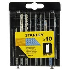 Image of Stanley STA28020 10Pc Mixed Jigsaw Blades U