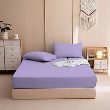 Image of Fitted Sheet 11''/28cm Deep, 200TC Egyptian Cotton Single 4FT Double King Super