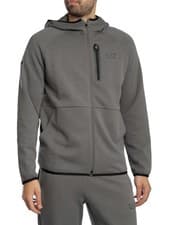 Image of EA7 Men's Dynamic Athlete Zip Hoodie, Grey