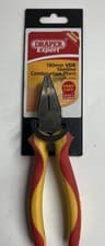 Image of Draper Expert VDE Insulated Combi Pliers 180mm 49145