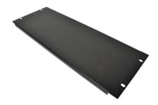 Image of 4 U 19” Blank Rack Panel With Black Finish