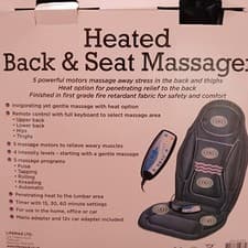Image of Lifemax Heated Back and Seat Massager