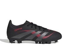 Image of Adidas Predator Club Stealth Black Red Uk 1 Kids New Firm Ground