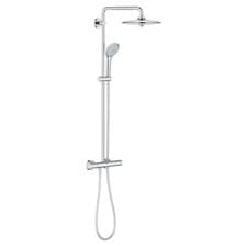 Image of Grohe Euphoria system 260 thermostatic Shower system exposed Chrome 27615001