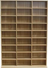 Image of 1116 CD/528 DVD Storage Shelf Rack Unit Adjustable Bluray Video Games Book