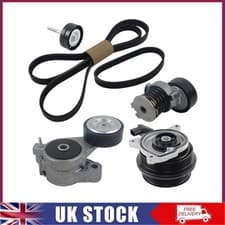 Image of Water Pump +Belt + Tensioner Kit for AUDI A1 Seat Alhambra Skoda VW Golf 1.4 TSI