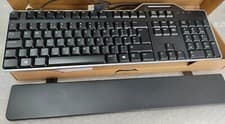 Image of DELL RHJ8Y KB813 USB UK keyboard with Smart card reader black / silver