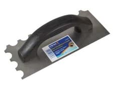 Image of Vitrex 20mm "U" Notched Tile Trowel 230mm x 100mm 102956