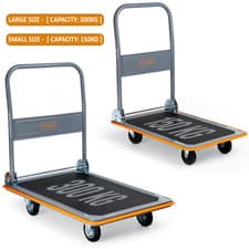 Image of New! 150kg/300kg Folding Platform Hand Sack Truck Trolley Transport Heavy Duty