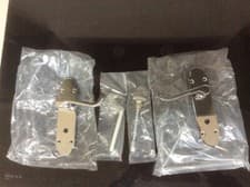 Image of privacy bathroom door handles polished chrome