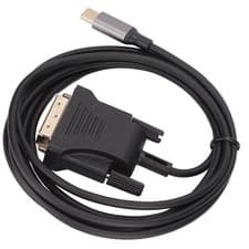 Image of ¸USB C 3.1 To DVI Cable 190cm/74.8in Clear Stable Type C To DVI Cable Adapter