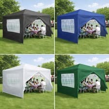 Image of Neo 3x3M Gazebo Light Weight Waterproof Canopy Cover Outdoor Garden Tent Marquee