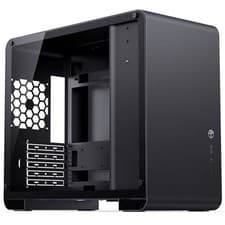 Image of Jonsbo U4 Mini Micro-ATX Case, Tempered Glass - Black