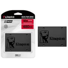 Image of Kingston A400 SSD 480GB Fast Internal Drive SATA 3.0 Reliable Storage UK