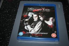 Image of Sweeney Todd - The Demon Barber of Fleet Street (Blu-ray, 2008) New. Cert 18.