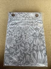 Image of Morris & Co. Strawberry Thief Lined Pencil Pleat Curtains 117x229cm Brand New