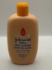Image of Johnson’s Baby 2 in 1 Bubble Bath & Wash 300ml Discontinued Mild Gentle Bubbles