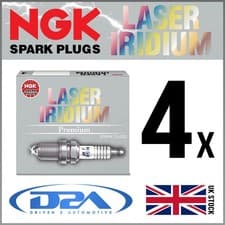 Image of 4x SILZKGR8G8S (91469) NGK Laser Iridium Spark Plug Genuine