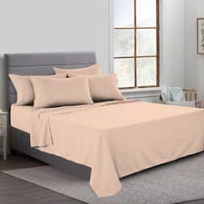 Image of Luxury Flat Sheets Egyptian Cotton 200TC Hotel Quality Single Double King Super
