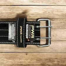 Image of Power Essentials Weightlifting Wide Olympic Style Belt Double Prong Leather