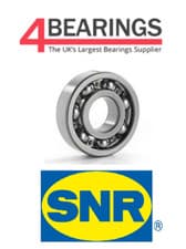 Image of SNR 6206 C3 J30 Single Row Deep Groove Ball Bearing 30 x 62 x 16 mm