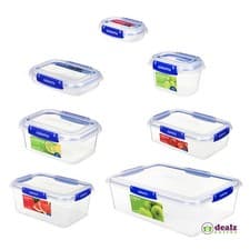Image of Sistema Klip It Plus Rectangle Leak Proof Plastic Food Storage Container