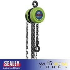 Image of Sealey CB500E 2.5m Chain Block 0.5 Tonne Hoist Lift Garage Workshop