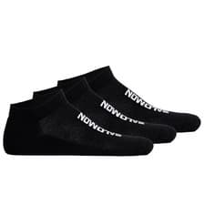 Image of Salomon Unisex Sneaker Socks, 3 Pack - EVERYDAY LOW, Mesh Insert, Breathable...