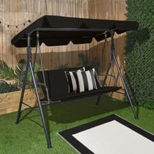 Image of OHS 3 Seater Swing Bench Garden Outdoor Canopy Patio Sofa Seat Hammock