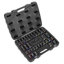 Image of Sealey 36 Piece 1/2"Sq Drive Impact Rated Socket Set Colour Coded, AK5635M