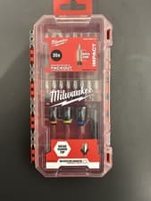 Image of Milwauke Shockwave Impact Duty Bit Set 35pce 4932492003 Free Pencil