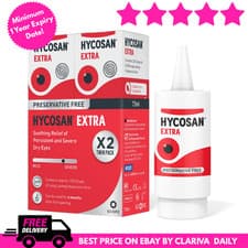 Image of 2X Hycosan Extra  Free DRY Eye Drop  - CHEAPEST ON EBAY UK