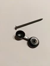 Image of 20 x Black Coroline Corrugated Bituminous Roofing Sheet 65mm Nail & Cap Fixings