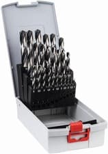 Image of Bosch Professional 25-Piece Pointteq HSS Twist Drill Bit Set (For Metal, Probox,