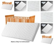 Image of Snuz Pod4 Replacement Mattress Bedside Crib Quilted Breathable Anti-Allergic