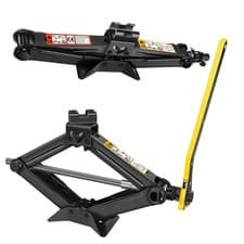 Image of Universal 2 Ton Tonne Scissor Wind Up Jack for Car Van with Crank Speed Handle