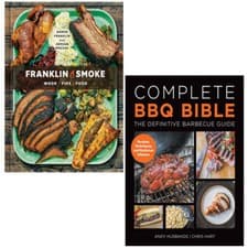 Image of Franklin Smoke9[Hardcover],Complete BBQ BIBLE The Definitive Barbecu 2 Books Set
