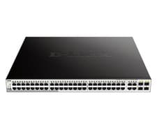 Image of D-Link 52-Port PoE Gigabit Smart Managed Switch including 4 x 100/1000Mbps Combo