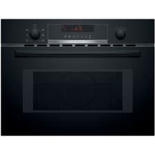 Image of Bosch Series 4 44L Combi Microwave 900W, HotAir & AutoPilot 15, Black