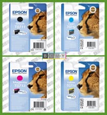 Image of Original Epson T0711 T0712 T0713 T0714 T0715 Ink Cartridges - Select Yours