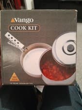 Image of Vango 3 Person Cook Kit Camping Walking Outdoors Stainless Steel Carry Bag