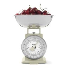 Image of Salter Kitchen Scale Timeless Mechanical 5kg Capacity Dishwasher Safe Bowl Cream