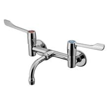 Image of Armitage Shanks Markwik S8230AA 2 lever wall mounted basin mixer tap 