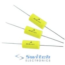 Image of Axial Polypropylene Film Capacitor Valve Metal Film 630V ±10% - 1nF to 1000nF