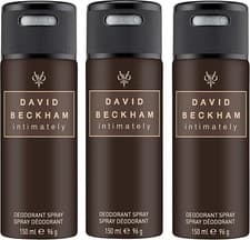 Image of David Beckham Intimately Deodorant Anti-Perspirant Body Spray , 150 ml 3 Pack
