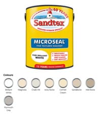 Image of Sandtex 15 Year Microseal Fine Textured Masonry - All Colours - All Sizes