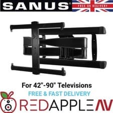 Image of Sanus VLF728-B2 Full Motion TV Wall Bracket 42–90" Black Heavy Duty