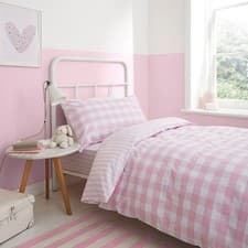 Image of Bianca Kids Check And Stripe 100% Cotton Fitted Sheet
