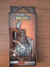 Image of World of Warcraft 3D Alliance Metal Keychain. Brand New In Original Packaging