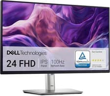 Image of Dell P2425H 24 Inch Full HD (1920x1080) Monitor, 100Hz, IPS, 5ms, 99% sRGB USB-C